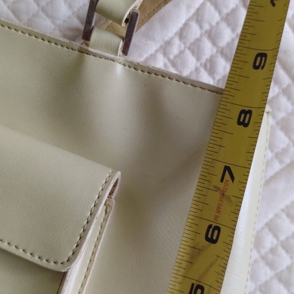 Mondani New York Simulated Leather Shoulder Bag Purse - Light Green - Picture 16 of 16